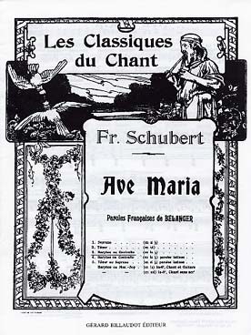 Illustration de Ave Maria op. 52/6 D 839 - N° 3 : baryton/contralto (français) en la b Maj