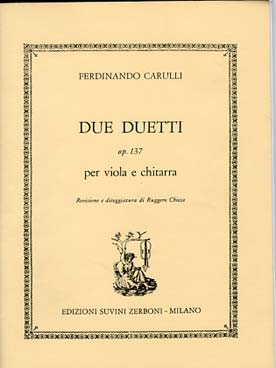 Illustration de 2 Duetti pour alto et guitare op. 137