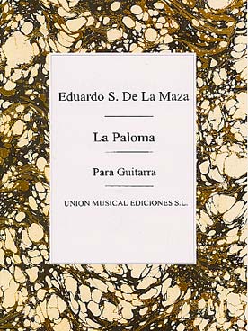 Illustration de La Paloma, habanera (tr. S. de la Maza)