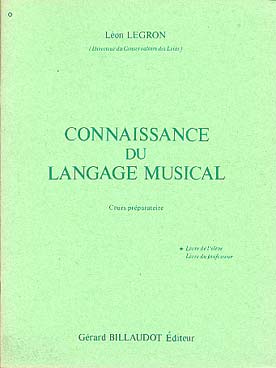 Illustration de Connaissance du langage musical - Vol. 2 : Préparatoire (élève)