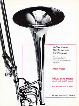 Illustration de Pièce en fa M pour trombone ténor