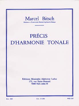 Illustration de Précis d'harmonie tonale