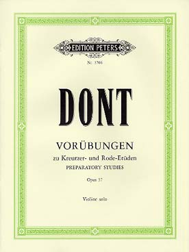 Illustration de 24 Exercices op. 37 (préparation aux études de Kreutzer et de Rode)