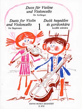 Illustration duos violon/violoncelle premiers pas 1