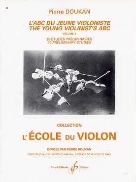 Illustration de ABC du jeune violoniste - Vol. 3 : 30 Études préliminaires