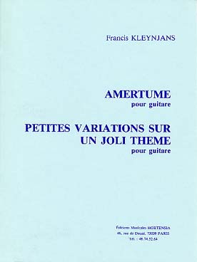 Illustration de Amertume - Petites variations sur un joli thème