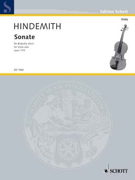 Illustration hindemith sonate op. 11/5