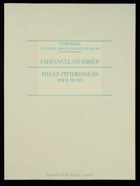 Illustration chabrier pieces pittoresques