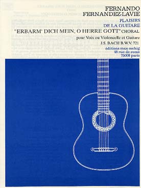 Illustration de Choral BWV 721 "Erbarm' dich mein, O Herre Gott" (tr. Fernandez-Lavie)