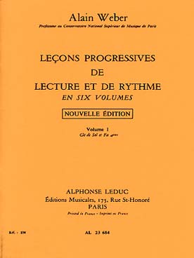 Illustration de Leçons progressives de lecture et rythme - Vol. 1 s/a