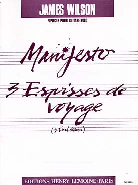 Illustration wilson manifesto - 3 esquisses de voyage