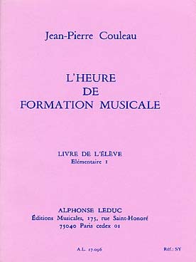 Illustration de L'Heure de formation musicale - E 1 : Livre de l'élève