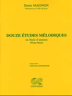 Illustration magnon etudes melodiques moyen prof.a/a