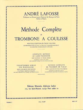 Illustration de Méthode complète de trombone à coulisse - Vol. 1   