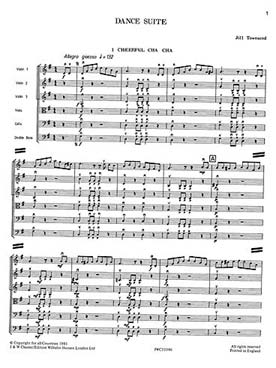 Illustration de PLAYSTRINGS : musique pour orchestre de jeunes instrumentistes à cordes Moy. force 2 : TOWNSEND Suite de danses - Conducteur