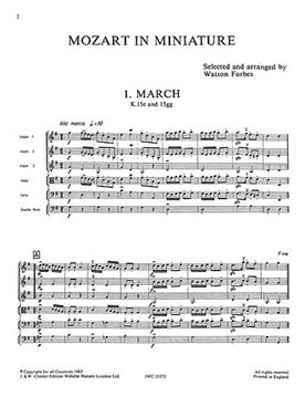 Illustration de PLAYSTRINGS : musique pour orchestre de jeunes instrumentistes à cordes Moyen 6 : MOZART en miniature - Conducteur