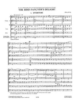 Illustration de PLAYSTRINGS : musique pour orchestre de jeunes instrumentistes à cordes Moyen 12 : WILBY The bird fancyer's... - Conducteur