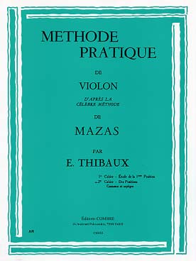 Illustration de Méthode d'après Mazas - Vol. 2 : Positions - gammes & arpèges