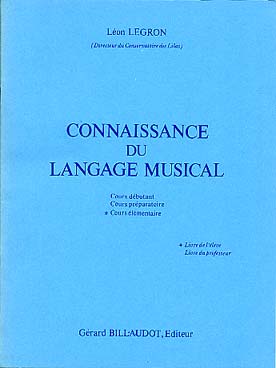 Illustration de Connaissance du langage musical - Vol. 3 : Élémentaire (élève)