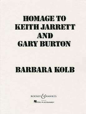 Illustration de Hommage à Keith Jarret et Gary Burton pour flûte et vibraphone