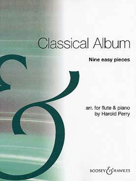 Illustration classical album for flute