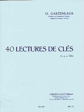 Illustration de 40 Lectures de clés (2/3/4 clés)