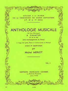 Illustration meriot anthologie musicale vol. 2