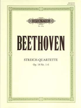 Illustration beethoven quatuors vol. 1 op. 18