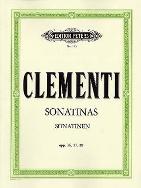 Illustration clementi sonatines op. 36, 37, 38