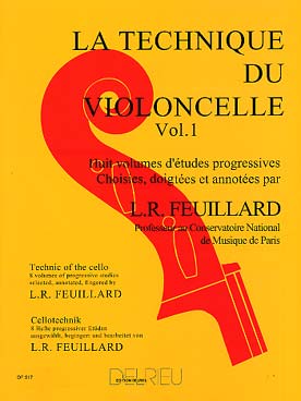 Illustration de La Technique du violoncelle, études progressives - Vol. 1