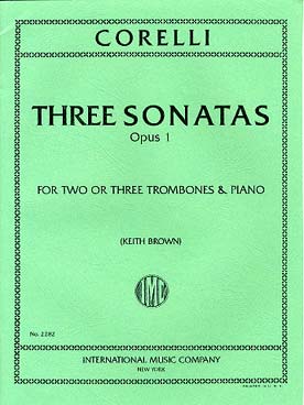 Illustration de 3 Sonates op. 1 pour 2 ou 3 trombones