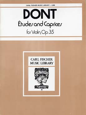 Illustration dont etudes et caprices op. 35