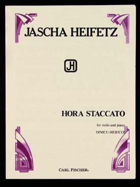 Illustration dinicu/heifetz hora staccato