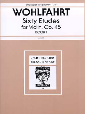 Illustration wohlfahrt op. 45 60 etudes (cf) vol. 1