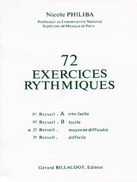 Illustration philiba 72 exercices rythmiques vol. 2