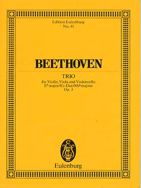 Illustration beethoven trio op. 3 en mi b maj