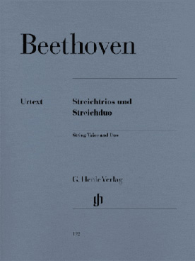 Illustration beethoven duos et trios a cordes