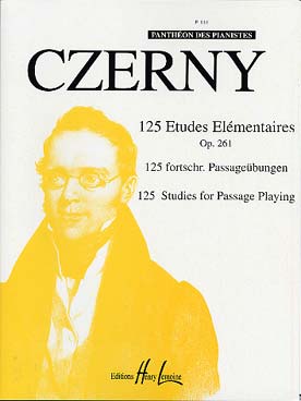 Illustration czerny op. 261 125 etudes elementaires