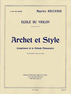 Illustration de Archet et style