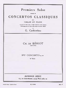 Illustration beriot concerto n° 9 (1er solo)