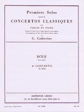 Illustration rode concerto n°  4 (1er solo)