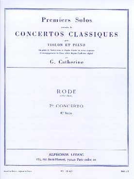 Illustration rode concerto n°  7 (1er solo)