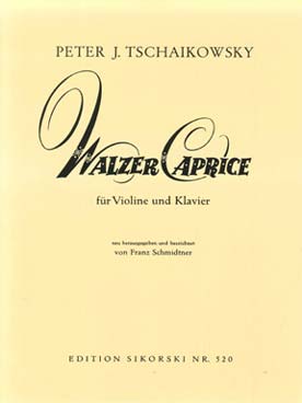 Illustration tchaikovsky valse-caprice op. 34