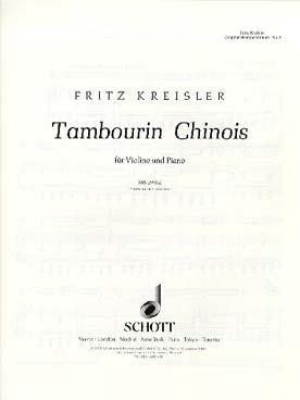 Illustration de Tambourin chinois op. 3