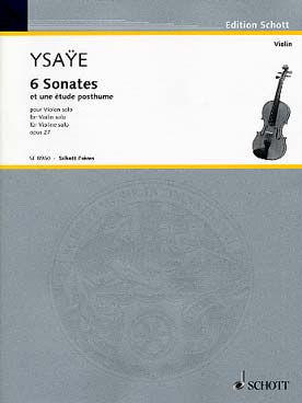 Illustration ysaye 6 sonates op. 27