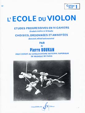 Illustration de L'École du violon, études progressives - Vol. 1