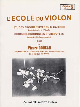 Illustration de L'École du violon, études progressives - Vol. 5