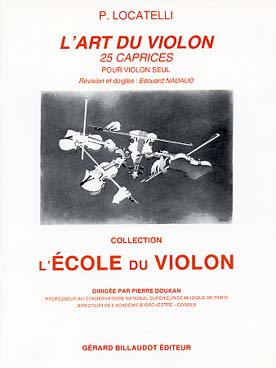 Illustration de L'Art du violon, 25 Caprices