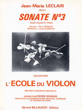 Illustration leclair sonate n° 3 op. 9