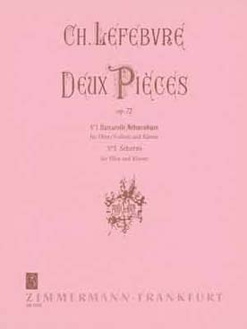 Illustration de 2 Pièces op. 72 : Barcarolle mélancolique - Scherzo